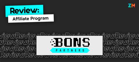 Bons Partners Affiliate Program .